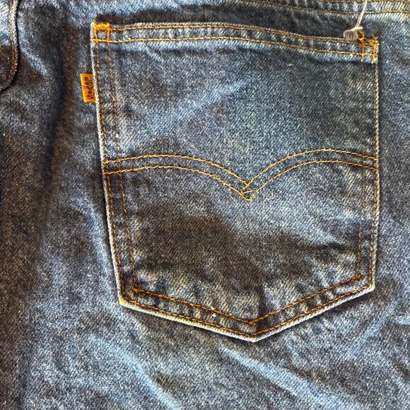 VTG Levi's 1992 540 Relaxed Fit Orange Tab Blue 5 Pocket Medium Wash 34x30 - Picture 6 of 10
